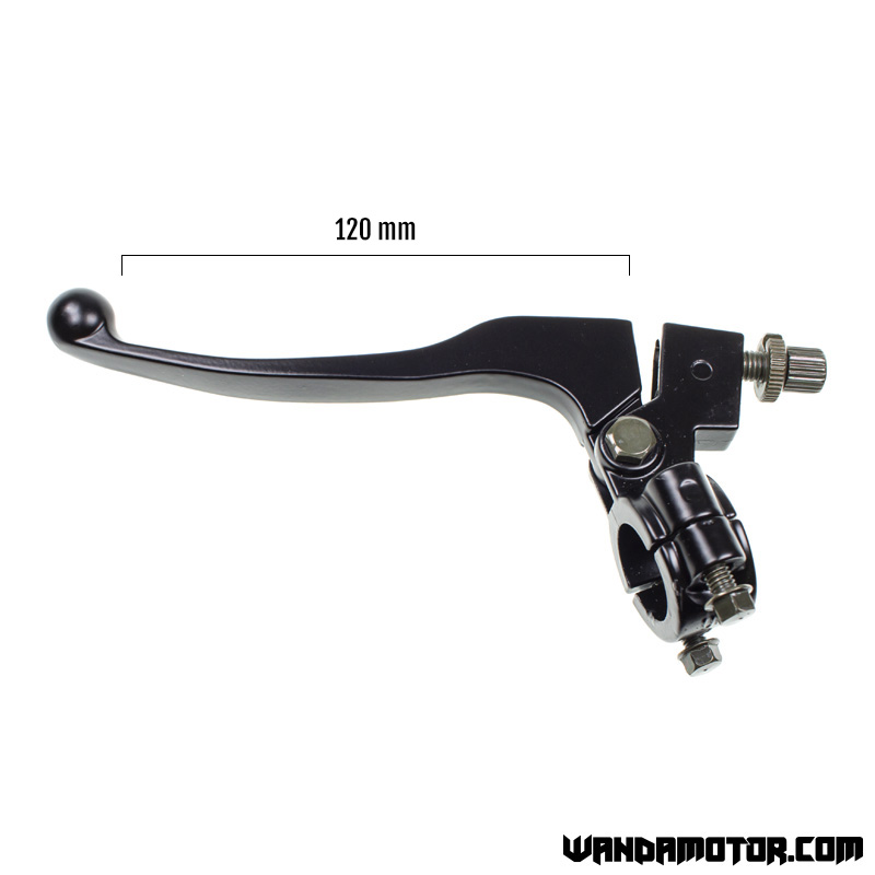 Clutch lever for 2 fingers universal black